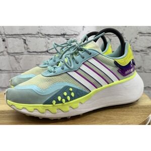 Adidas Choigo‎ Hazy Sky Hi-Res Yellow Sneakers Fashion Casual Women's Size 6